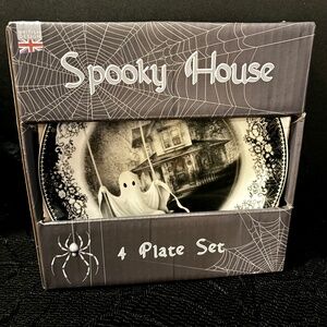 Eaton Fine Dining Spooky House Halloween Plates